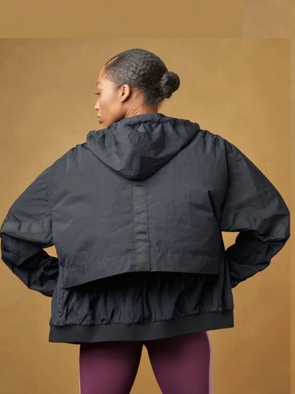 Athleta x Allyson Felix - Legend Oversized Jacket 598526 | Size XXS | Black